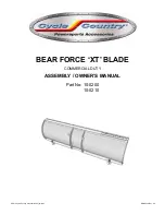 Preview for 1 page of Cycle Country BEAR FORCE XT BLADE Assembly & Owners Manual