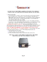 Preview for 12 page of Cycle Protect The Liberator Installation & Owner'S Manual