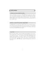 Preview for 2 page of Cycle Sounds ST4.1000D User Manual