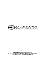 Preview for 16 page of Cycle Sounds ST4.1000D User Manual