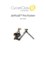 CycleOps JetFluid User Manual preview