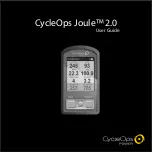 CycleOps Joule 2.0 User Manual предпросмотр