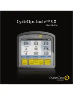 CycleOps Joule 3.0 User Manual предпросмотр