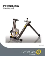 CycleOps PowerBeam User Manual предпросмотр