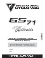 Preview for 41 page of Cyclo Vac GS 70 Owner'S Manual