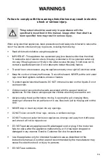 Preview for 13 page of CYCLO UV 310C Use & Care Instructions Manual