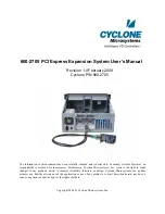 Предварительный просмотр 1 страницы CyClone 600-2705 User Manual