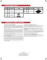 Предварительный просмотр 2 страницы CyClone BX21528 Use And Care Manual