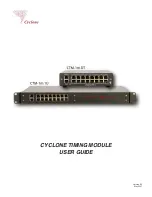 CyClone CTM-1m.DT User Manual preview