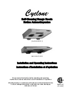 Предварительный просмотр 1 страницы CyClone CY-1000 Installation And Operating Instructions Manual