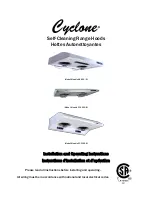 CyClone CY-1000R Installation And Operating Instructions Manual предпросмотр