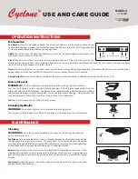 Предварительный просмотр 1 страницы CyClone CY-3000R Use And Care Manual