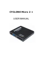 CyClone Micro 2+ User Manual предпросмотр