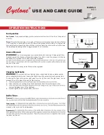 Предварительный просмотр 1 страницы CyClone SC510 Use And Care Manual