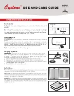 CyClone SCB71136 Use And Care Manual предпросмотр