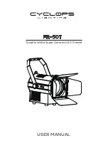 Cyclops Lighting FR-50T User Manual preview