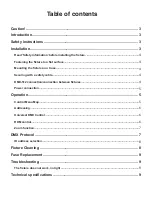 Preview for 2 page of Cyclops Lighting PAR-150WZ User Manual