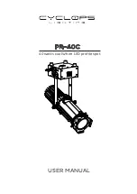 Cyclops Lighting PR-40C User Manual preview