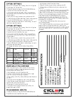 Preview for 2 page of CYCLOPS 661-3 User Instructions