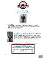 CYCLOPS Explorer Helmet Light Mounting Instructions preview