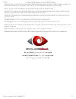 Предварительный просмотр 5 страницы CyclopsGear CGH2O User Manual