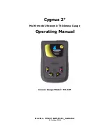 Preview for 1 page of Cygnus Cygnus 2 Operating Manual