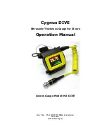 Cygnus M2-DIVE Operating Manual предпросмотр