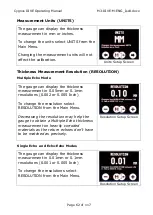 Preview for 62 page of Cygnus M3-DIVE Operation Manual