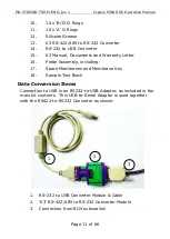 Предварительный просмотр 11 страницы Cygnus MINI ROV Operation Manual