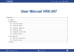 Предварительный просмотр 6 страницы Cygnus VRX-307W Manual