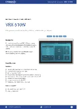 Cygnus VRX-510W User Manual preview