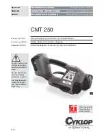 CYKLOP CMT 250 Operating Instructions Manual preview