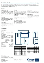 Предварительный просмотр 2 страницы CYKLOP CX 85 Quick Start Manual