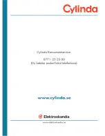 Предварительный просмотр 16 страницы Cylinda FSF 175 (Swedish) Bruksanvisning