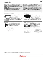 Предварительный просмотр 7 страницы Cylinda IM 91MG User Manual