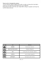 Предварительный просмотр 21 страницы Cylinda K4385NHE User Manual