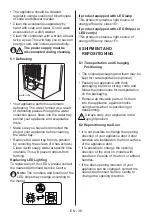 Предварительный просмотр 36 страницы Cylinda K4385NHE User Manual