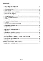 Preview for 3 page of Cylinda KF3180NHE User Manual