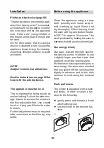 Preview for 32 page of Cylinda S 6264 KVEP User Manual