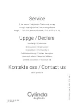 Preview for 56 page of Cylinda S 6264 KVEP User Manual