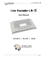 cymatic audio LR-16 User Manual предпросмотр