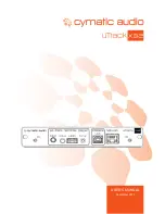 cymatic audio uTrack-X32 User Manual предпросмотр