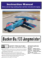 CYmodel Bucker Bu.133 Jungmeister Instruction Manual preview