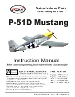 CYmodel P-51D Mustang Instruction Manual предпросмотр