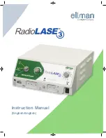 Cynosure, Inc. RadioLASE 3 Instruction Manual preview