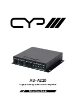 CYP AU-A220 User Manual preview