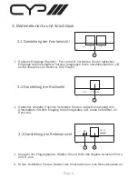 Preview for 10 page of CYP AU-D21 Operation Manual