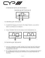 Preview for 10 page of CYP AU-D3 Operation Manual