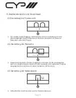 Предварительный просмотр 10 страницы CYP AU-D4 Operation Manual