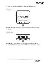 Предварительный просмотр 7 страницы CYP AU-D41 Operation Manual